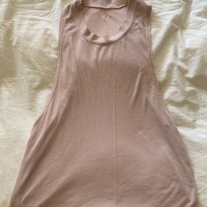 Alo Blush Ribbed Tank